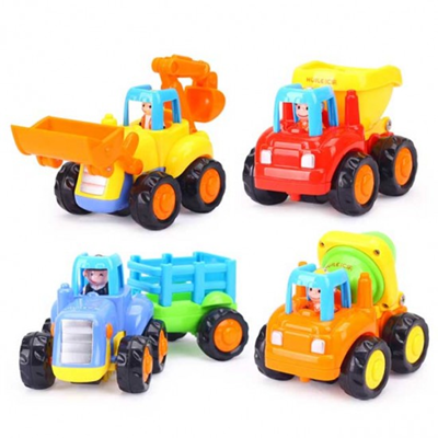 اسباب بازی ست 4 تایی ماشین راهسازی هولی تویز Hola Toys مدل 326 -اسباب بازی
